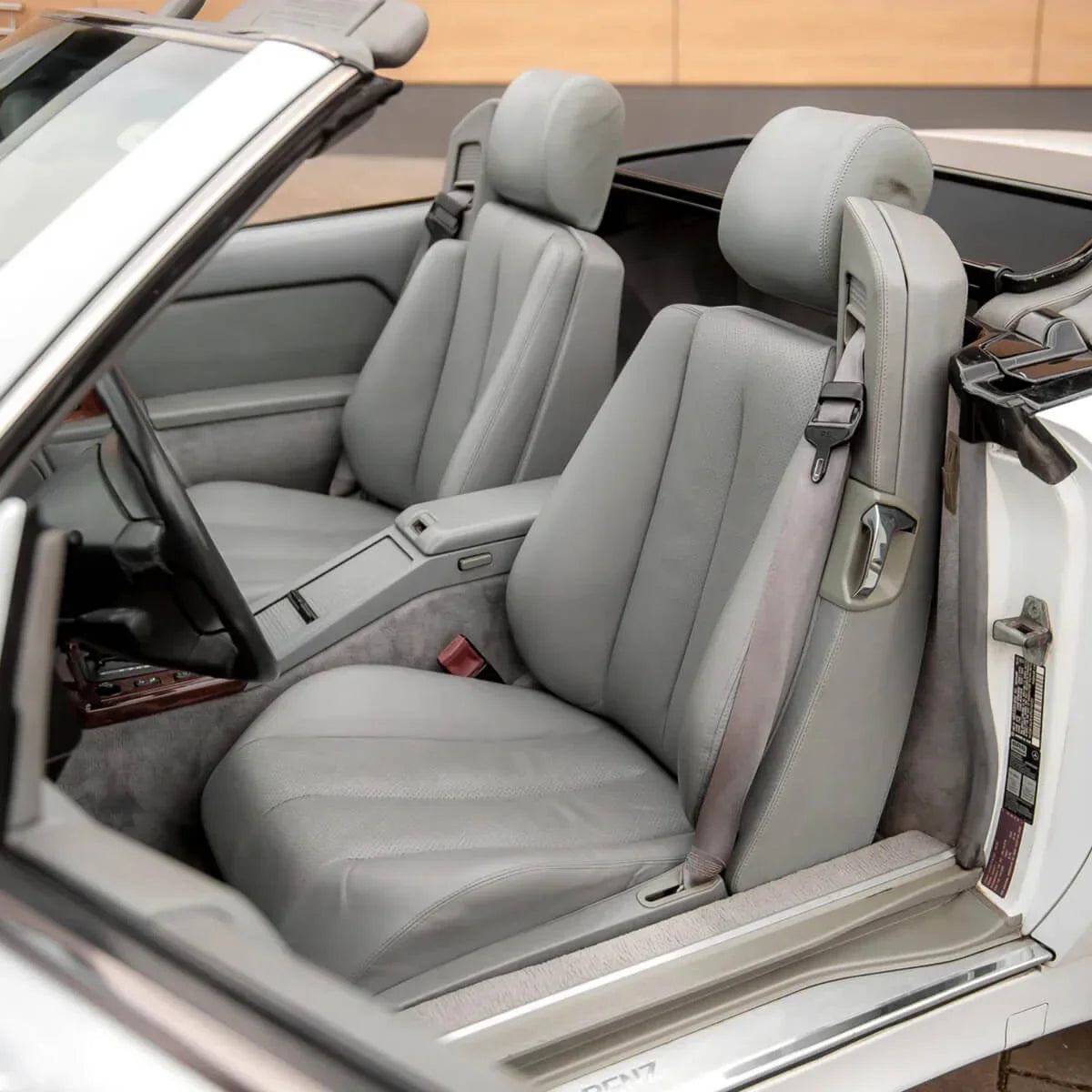 Housse de Dossier Siège Avant en Cuir pour Mercedes SL R129 phase 1 - Revvo