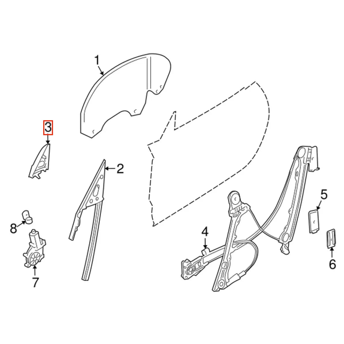 Cache Haut-Parleur Triangulaire Porte Avant - BMW Z4 E89 - Revvo