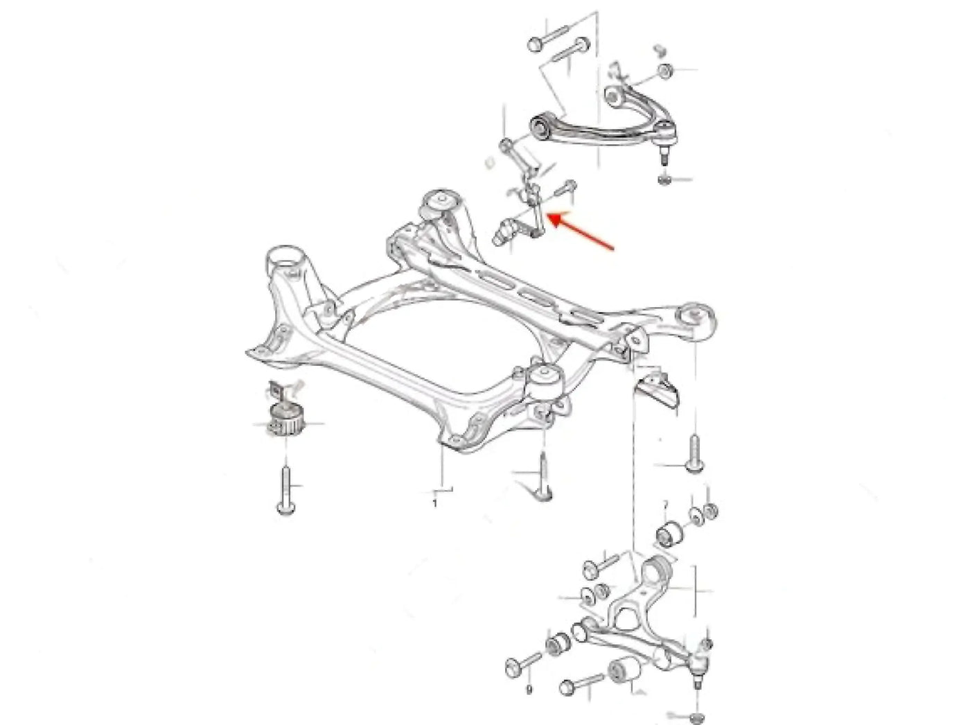 Kit Réparation Capteur de Niveau de Suspension - Cayenne / Touareg / Q7 - Revvo