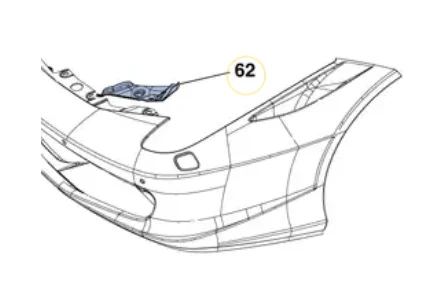 Garniture Entrée d'Air (Inférieure) pour Ferrari 458 (2009-2015) - Revvo