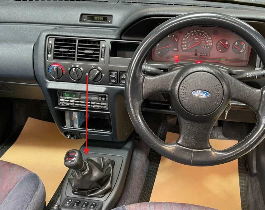 Cache et Cadre Soufflet de Levier de Vitesses pour Ford Escort Cabriolet MK5 (1990-1995) - Revvo