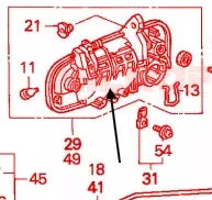 Cadre Poignée de Porte Extérieure pour Honda Prelude Coupé (1997-2001)