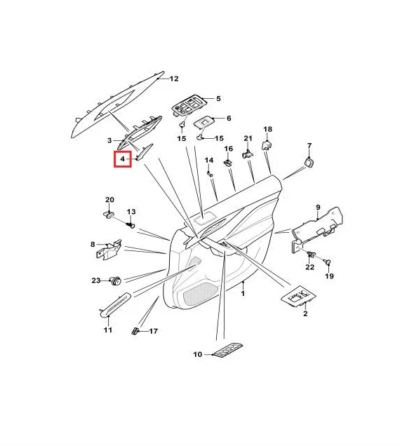 Petit Cache de Porte Avant pour Jaguar F-Pace - Revvo