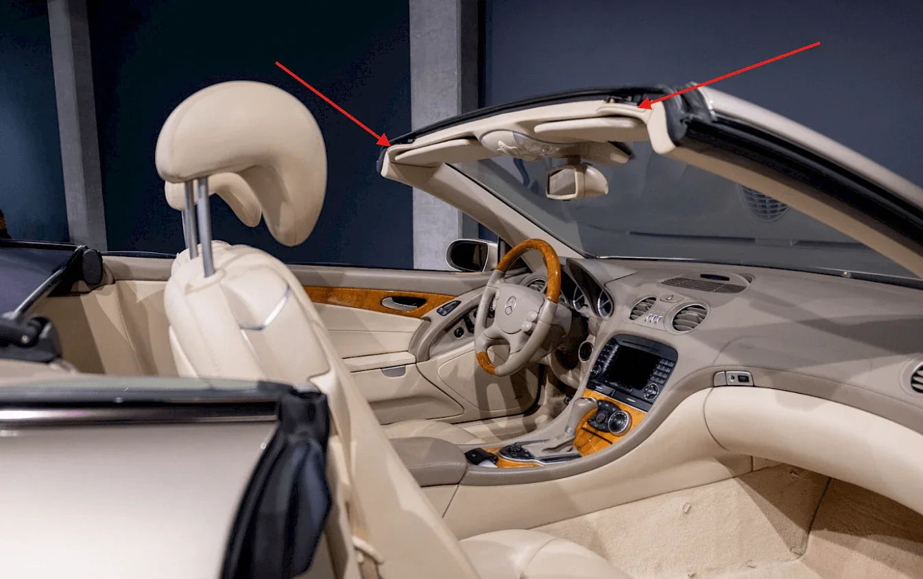 Garniture Latérale de Montant de Pare-Brise pour Mercedes SL R230 (2001-2012) - Revvo