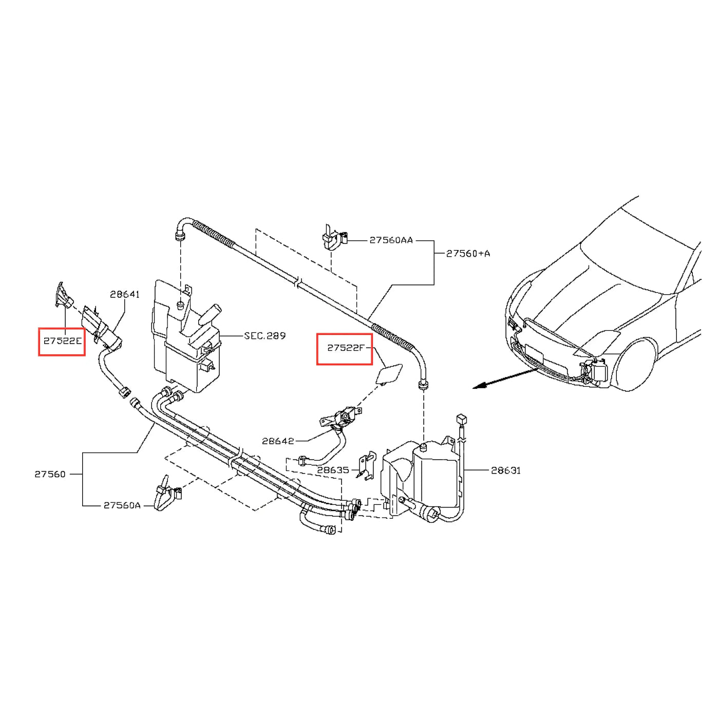 Couvercles Lave-Phare - Nissan 350Z phase 2 - Revvo