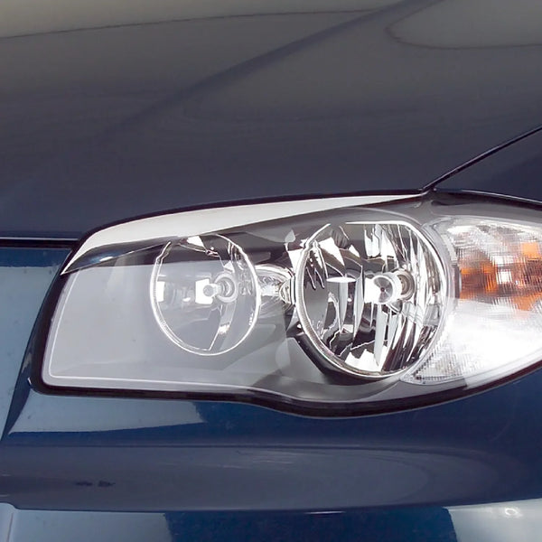 Paupières de Phares Chrome - BMW Série 1 (E81 / E82 / E87 / E88)