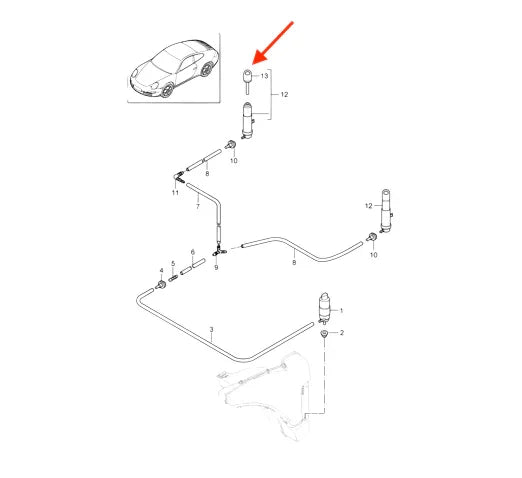 Capuchons Lave-Phare - Porsche 911 (997) - Revvo