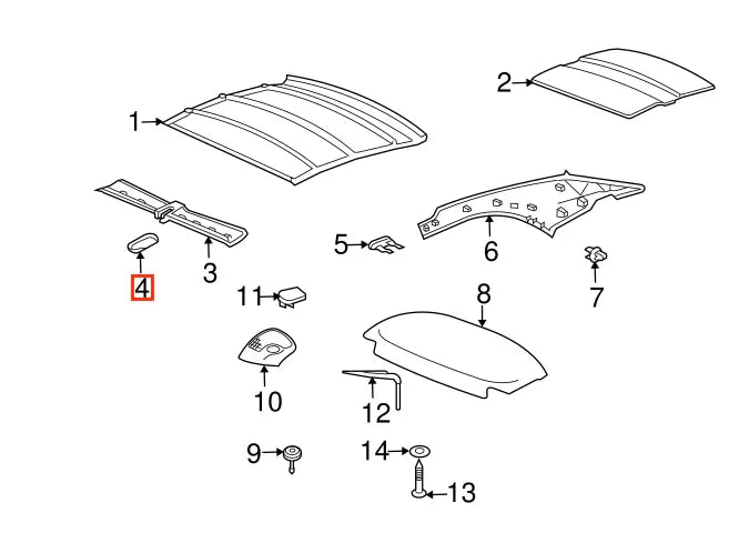 Cache Verrouillage Toit Rigide - Porsche 911 Cabriolet (996-997) - Revvo