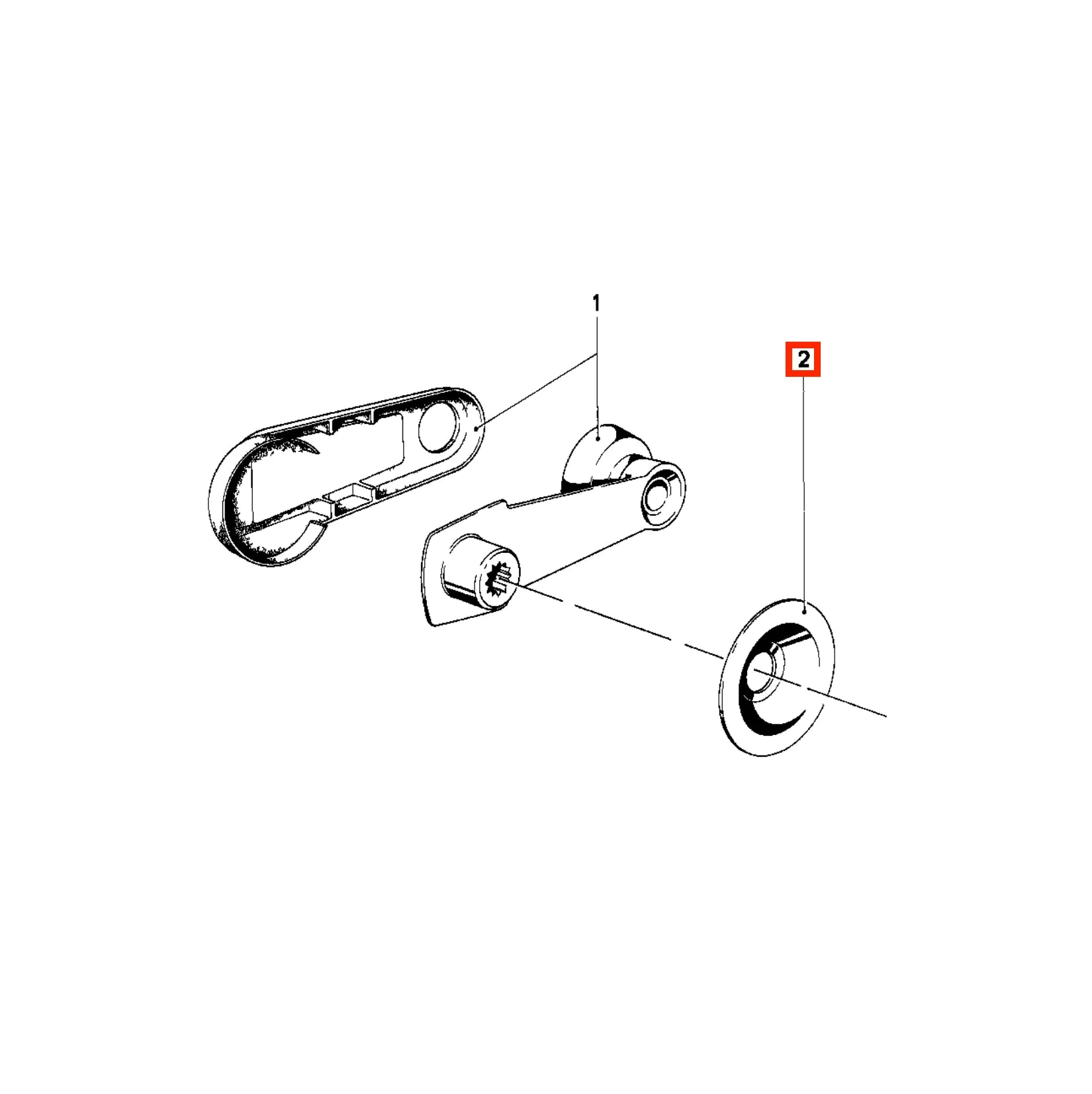 Bague Entretoise de Lève-Vitre pour BMW E6, E9, E10, E12, E21, E23, E28 - Revvo