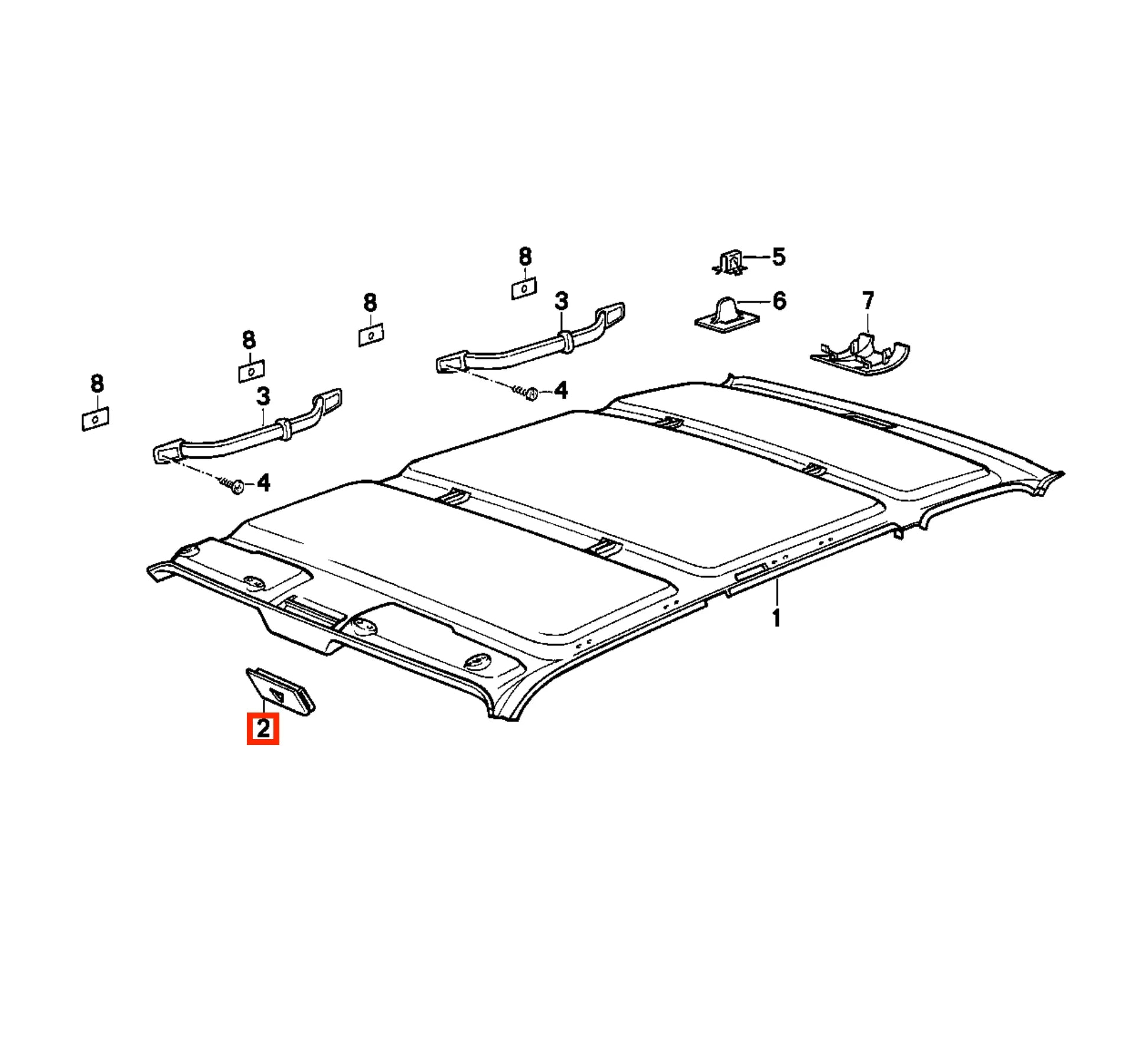 Cache Moteur de Toit Ouvrant pour BMW E30 M-Technic (1982-1994) - Revvo