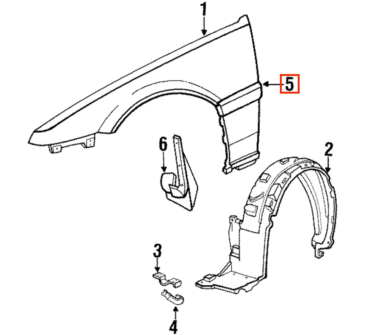 Kit Garniture Latérale d'Aile pour Honda Integra 2 (1993-2001)