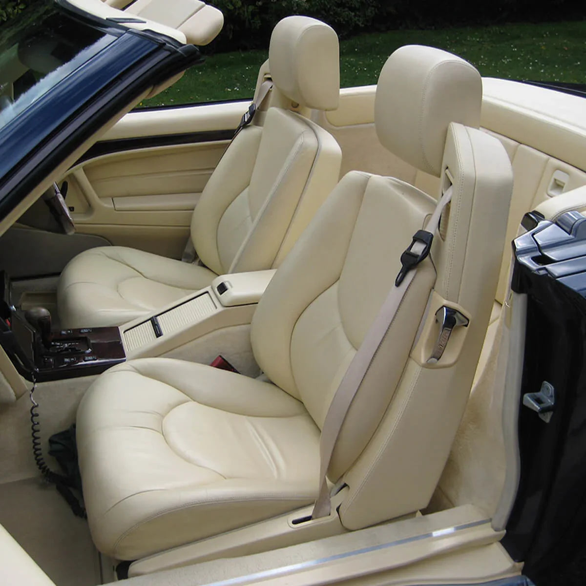 Housse Assise Siège Avant en Cuir pour Mercedes SL R129 phase 2 - Revvo