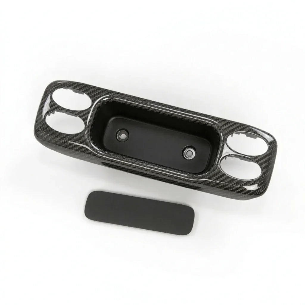 Garniture Boutons Lève-Vitres en Fibre de Carbone pour Porsche 911 996 et Boxster 986 - Revvo