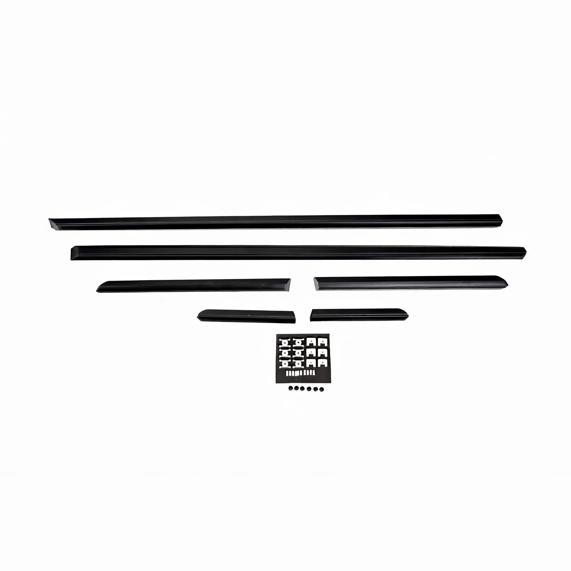 Baguettes BMW E30 Coupé Phase 2 - Kit Complet 6 Pièces Portes et Ailes (Noir) - Revvo