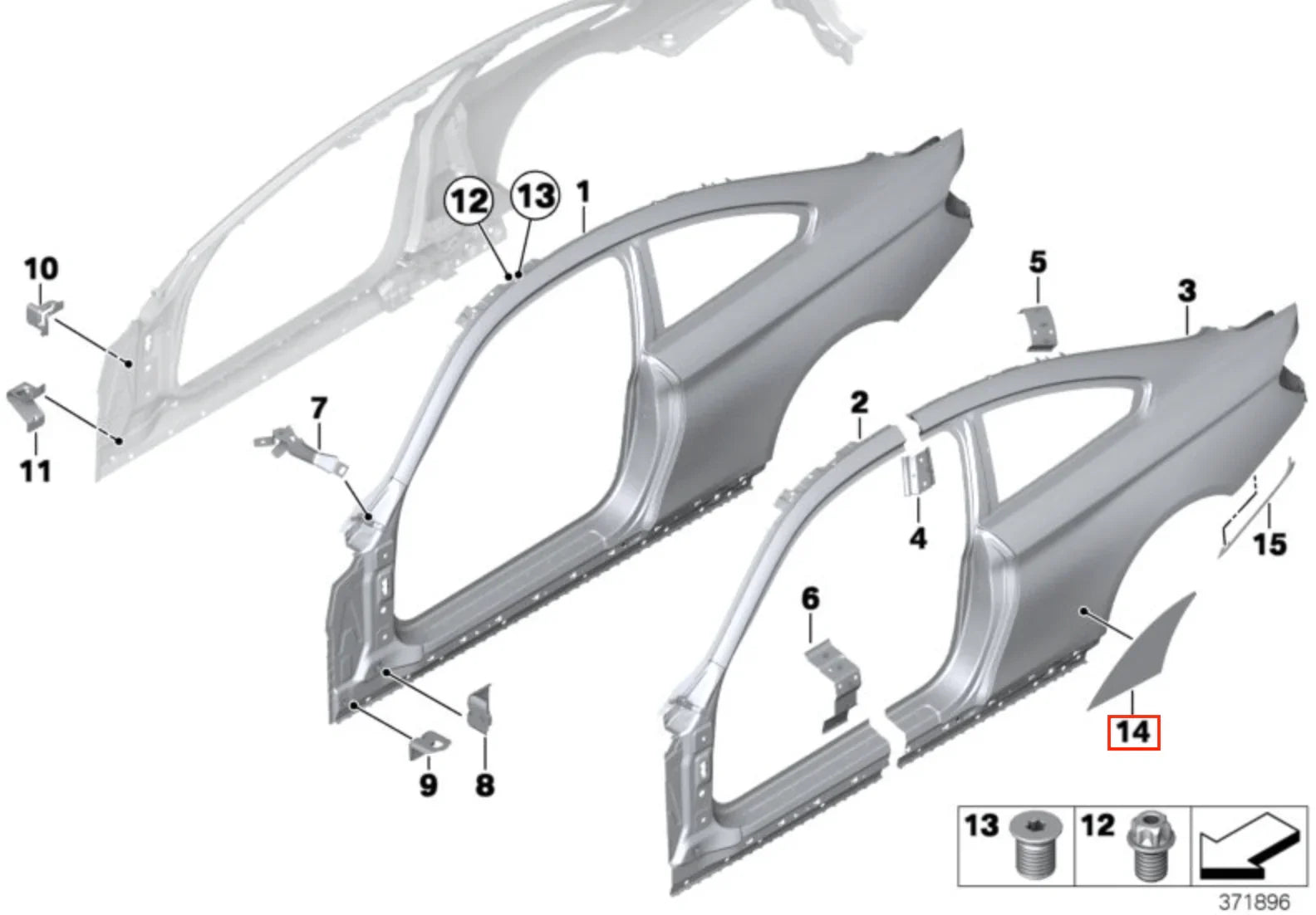 Film de Protection PPF pour Ailes Arrière de BMW Série 4 F32 et M4 F82, F83 (2014-2020) - Revvo