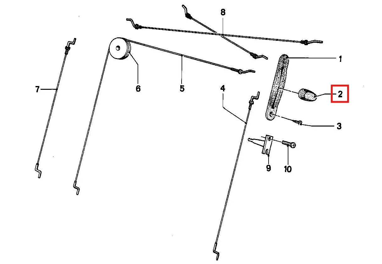 Poignée de Déverrouillage du Dossier de Siège pour BMW E10 E21 E24 - Revvo