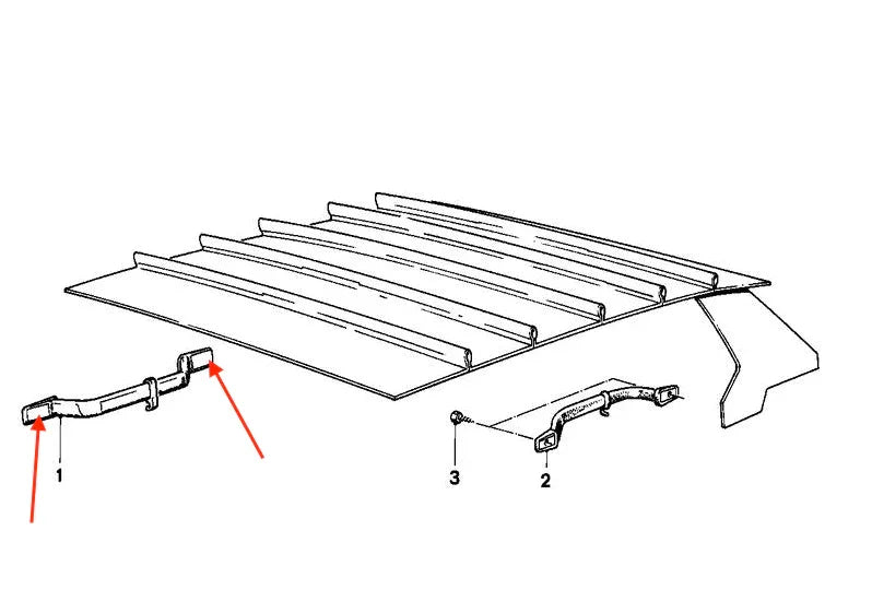 Cache Boulon de Poignée de Toit pour BMW E21, E28 et E30 - Revvo