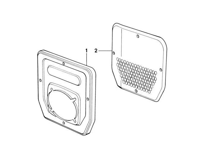 Grille de Haut-Parleur Avant pour BMW Série 7 E23 (1977-1986) - Revvo
