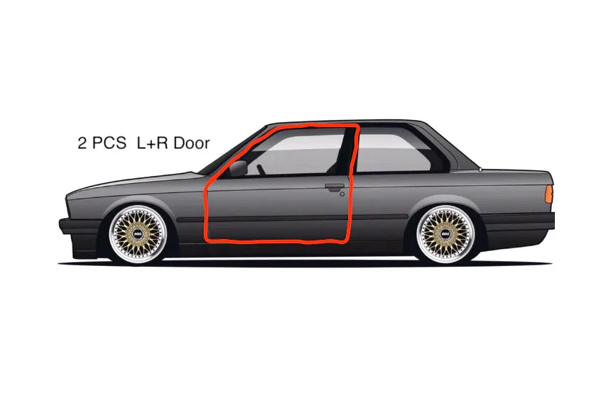 Joint de Porte pour BMW Série 3 E30 Coupé (1982-1993) - Revvo