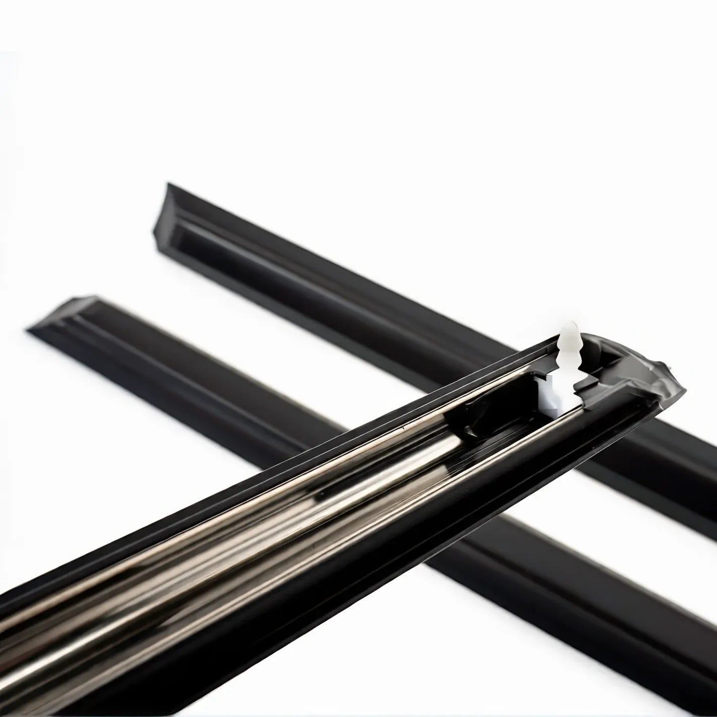 Baguettes BMW E30 Coupé Phase 2 - Kit Complet 6 Pièces Portes et Ailes (Noir) - Revvo