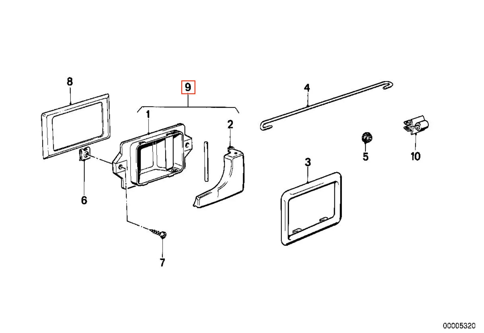 Kit Poignées de Porte Intérieur pour BMW E30 et E28 (1982-1994) - Revvo