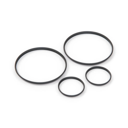 Kit de 4 Anneaux Noirs de Compteur pour BMW E30 - Revvo