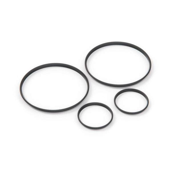 Kit de 4 Anneaux Noirs de Compteur pour BMW E30