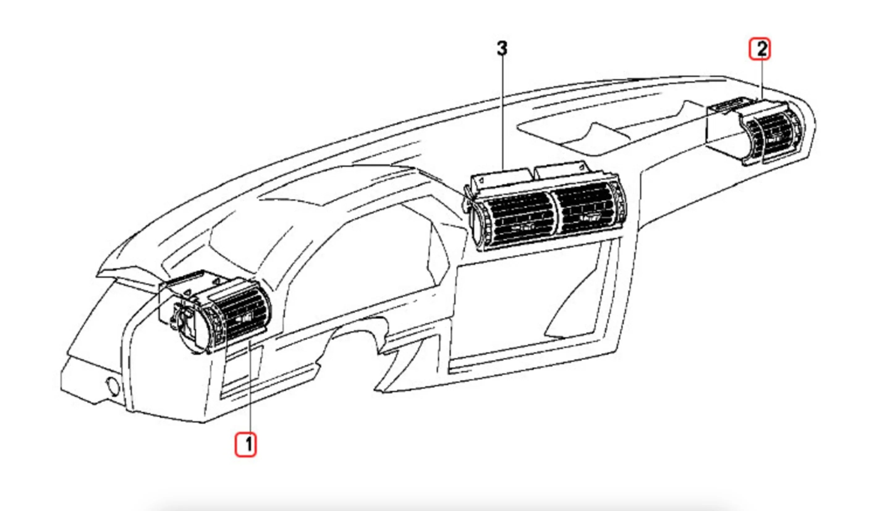 Support Manomètre de Grille de Ventilation Gauche pour BMW E30 - Revvo