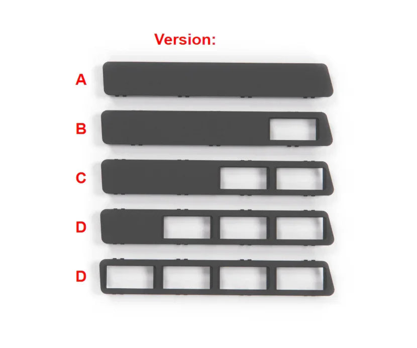 Cache Bouton Console Centrale (côté gauche) pour BMW Série 8 E31 - Revvo
