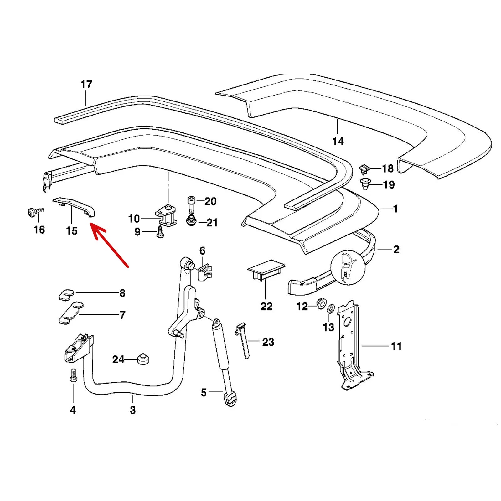 bmw-e36-51178205043-51178205044-cache-couvercle-capote-gauche-droit - Revvo