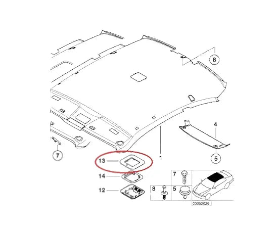 Support de Capteur d’Alarme pour BMW E46 et Z3 - Revvo