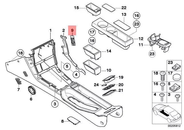 Cache Prise OBD pour BMW Z3 Coupé - Revvo