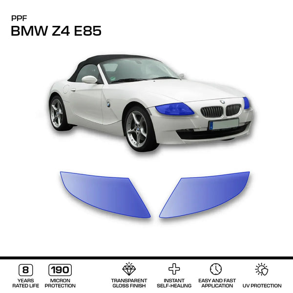 Film de Protection PPF Transparent pour Phares de BMW Z4 E85 / E86 (2003-2008)