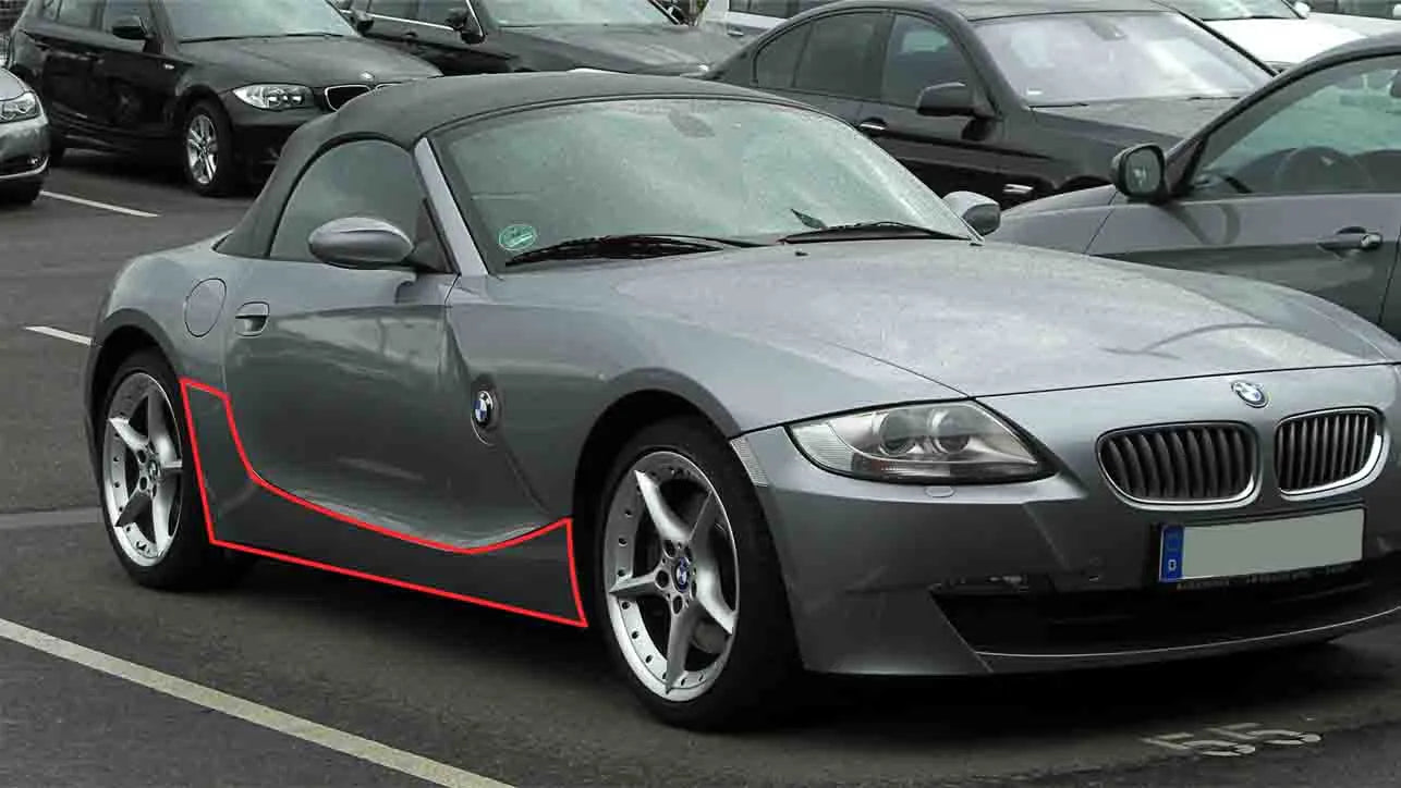 Film de Protection PPF pour Bas de Caisse de BMW Z4 E85 / E86 (2003-2008) - Revvo