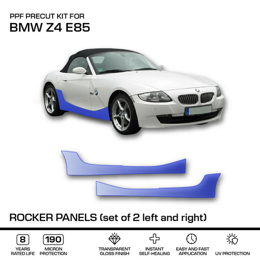Film de Protection PPF pour Bas de Caisse de BMW Z4 E85 / E86 (2003-2008) - Revvo