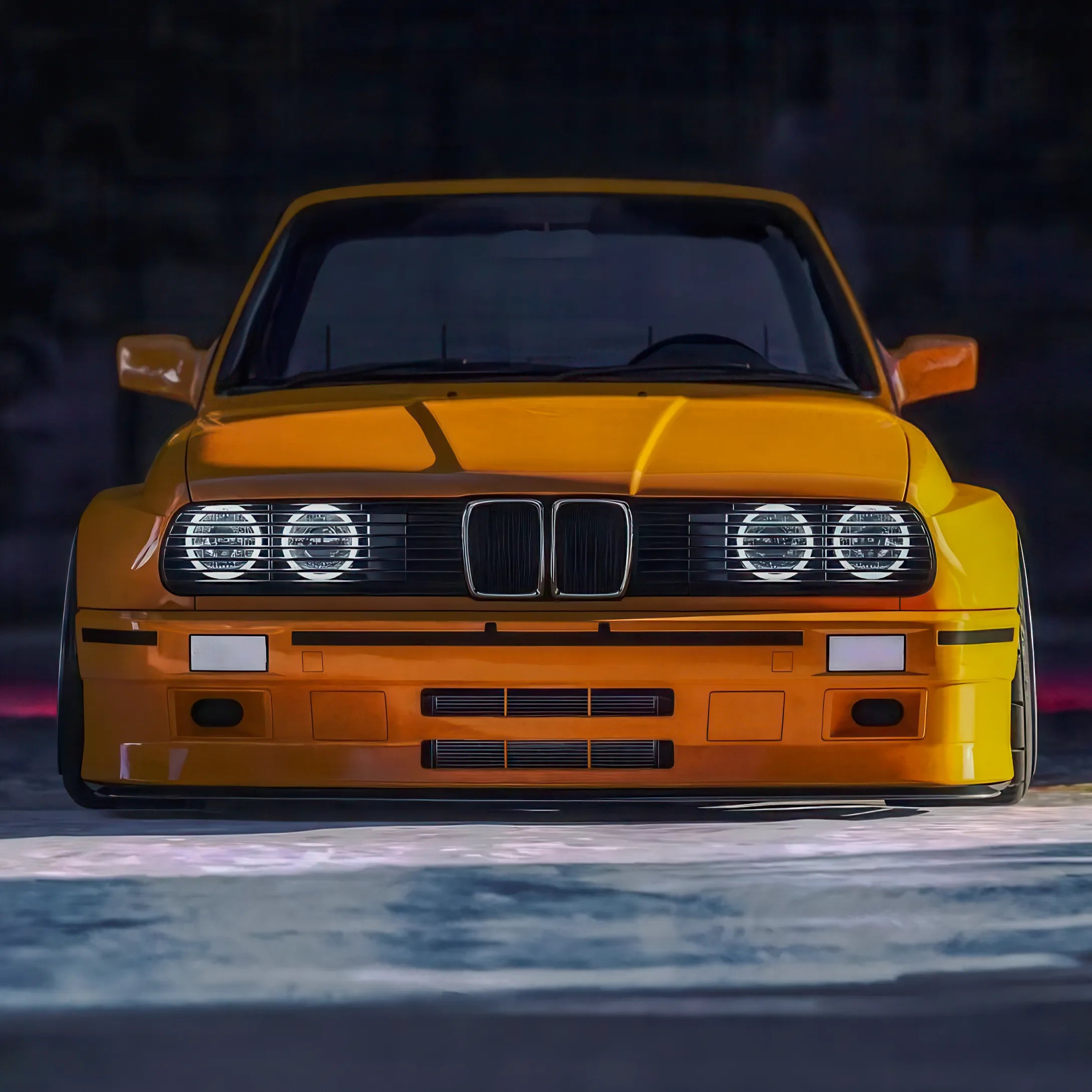 Kit Calandre Grille avec Phares LED - BMW Série 3 E30 - Revvo