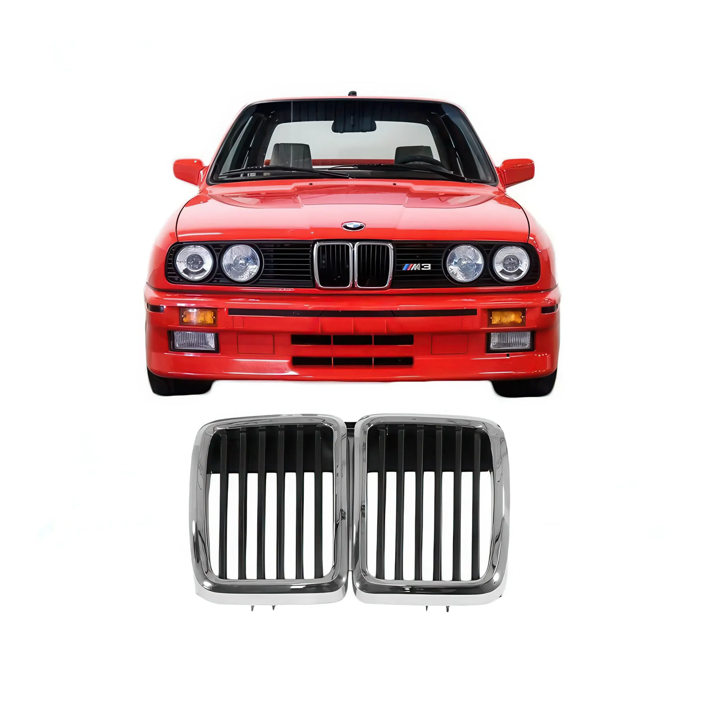 Calandre Chrome - BMW Série 3 E30 - Revvo