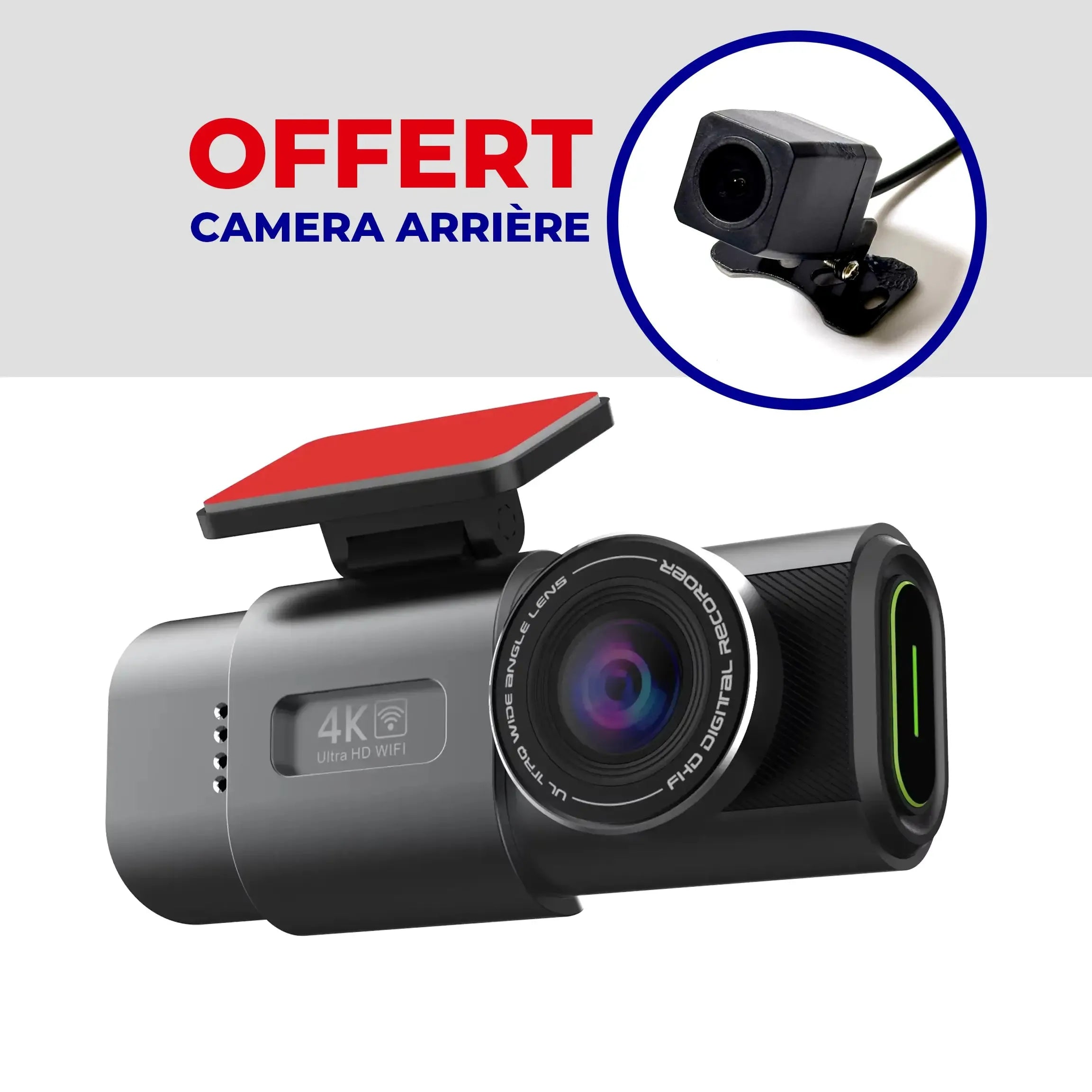 Camera de Voiture - Dashcam Ultra HD avec Écran Intégré