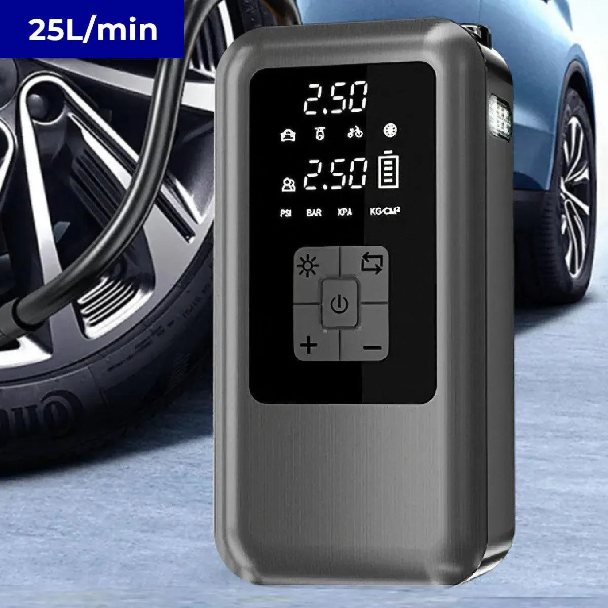 Gonfleur Portable pour Pneus de Voiture - Revvo