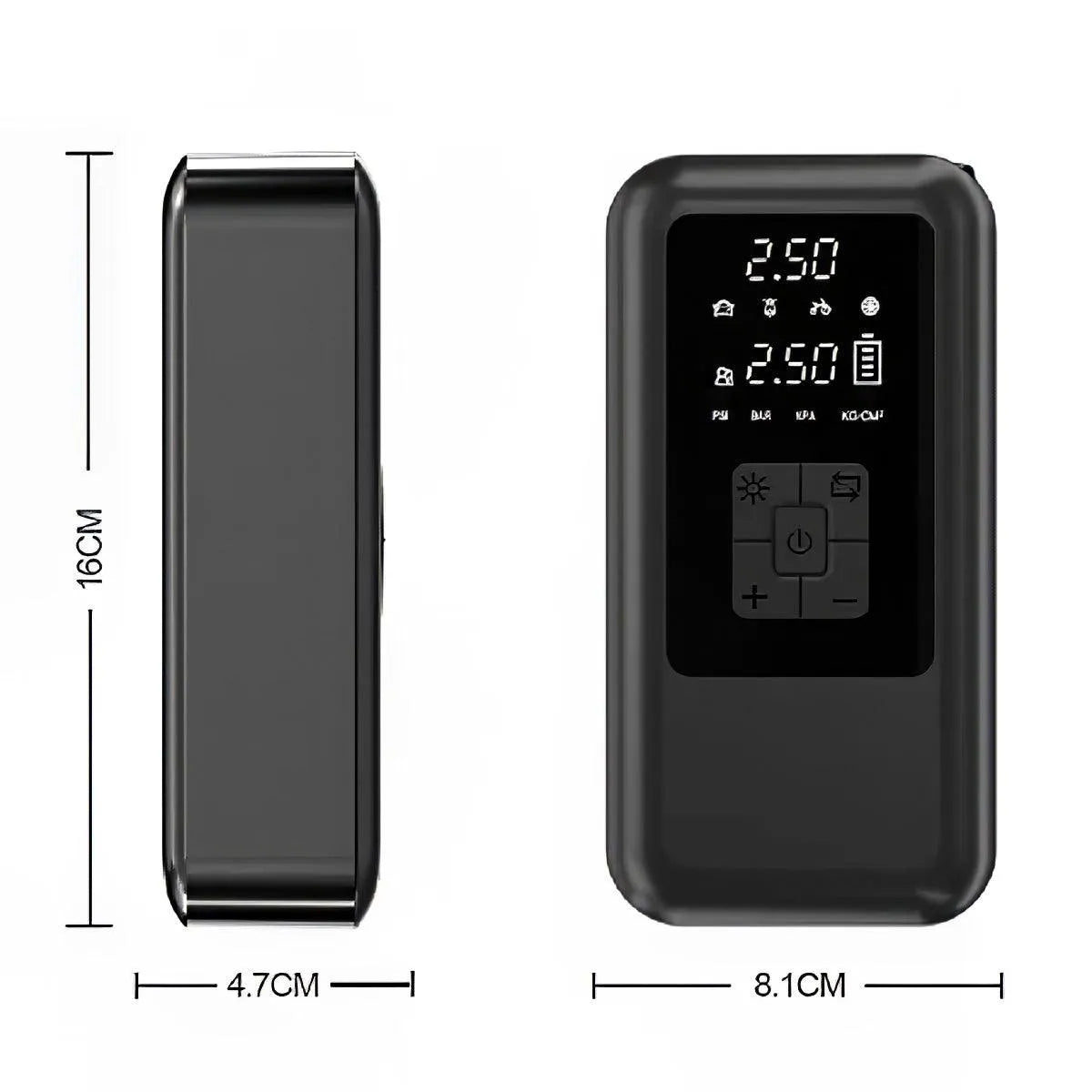 Gonfleur Portable pour Pneus de Voiture - Revvo