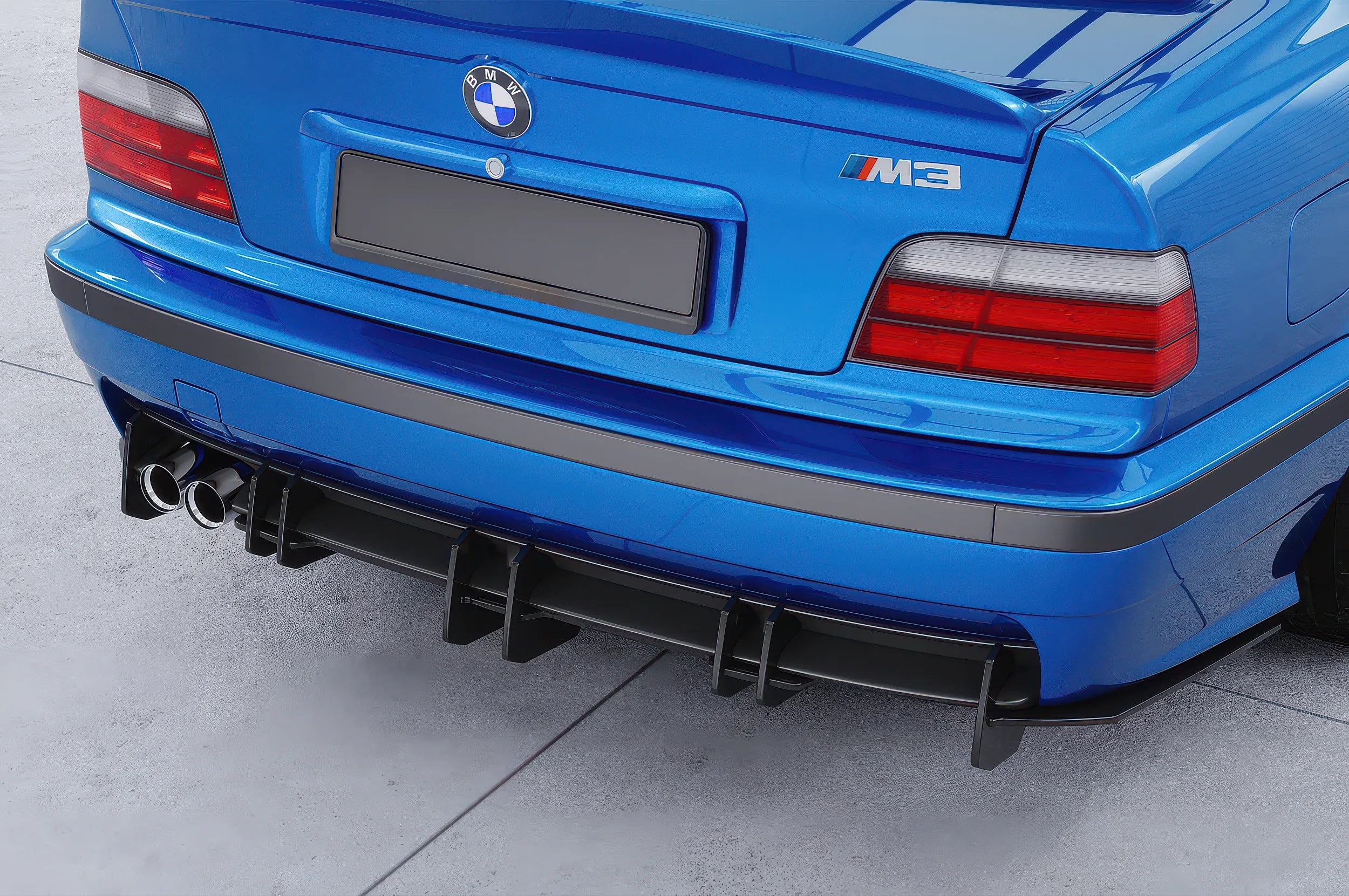 Diffuseur Arrière Racing - BMW Série 3 E36 Pack M / M3 - Revvo