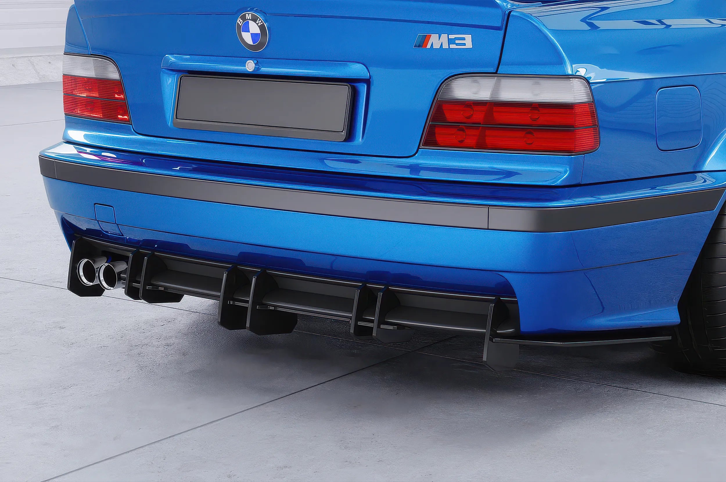 Diffuseur Arrière Racing - BMW Série 3 E36 Pack M / M3 - Revvo