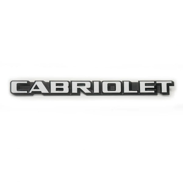 Logo Cabriolet - VW Golf 1 (blanc)