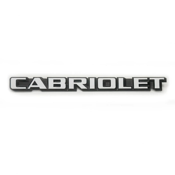 Logo Cabriolet - VW Golf 1 (blanc)