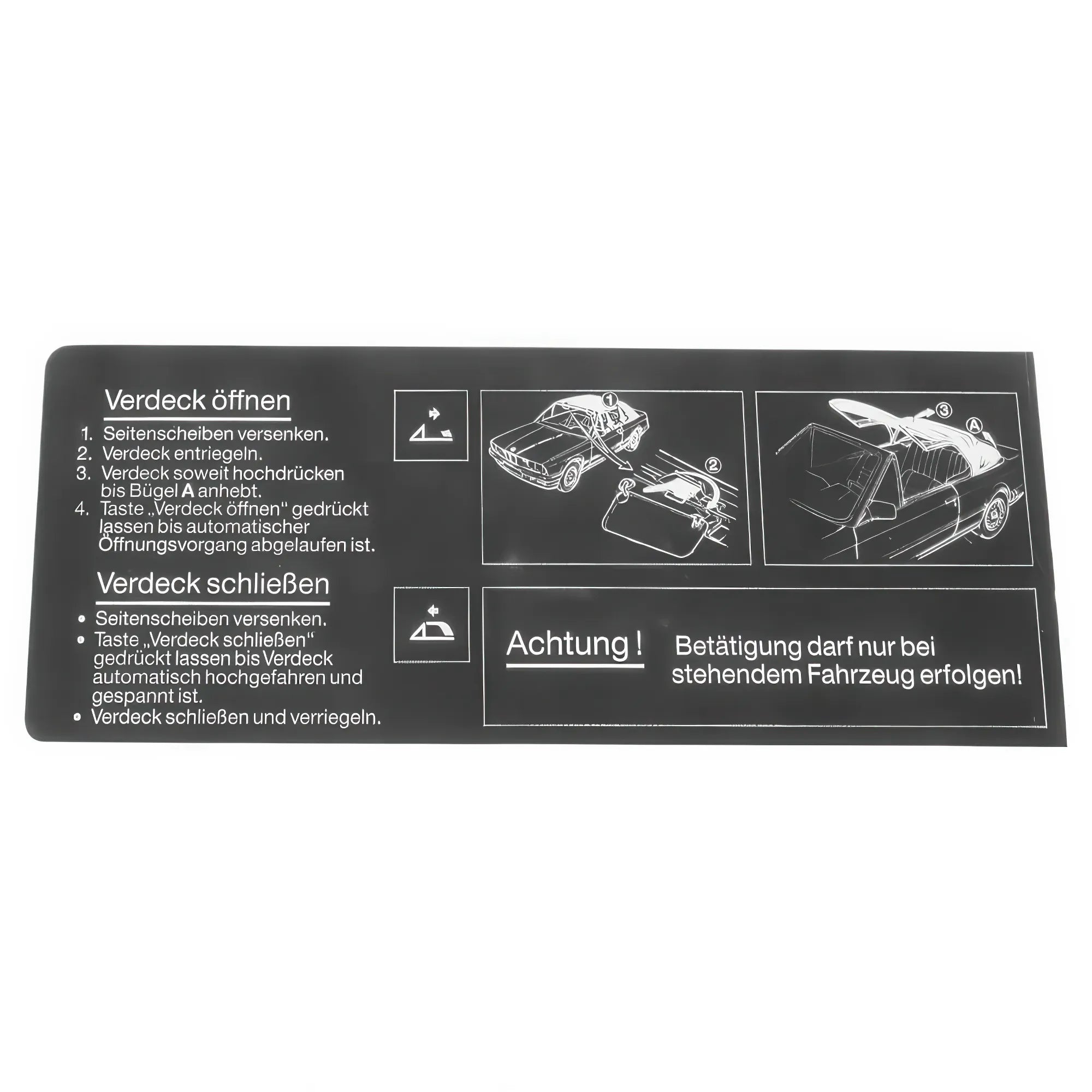 Pare-Soleil - BMW Série 3 E30 Cabriolet - Revvo