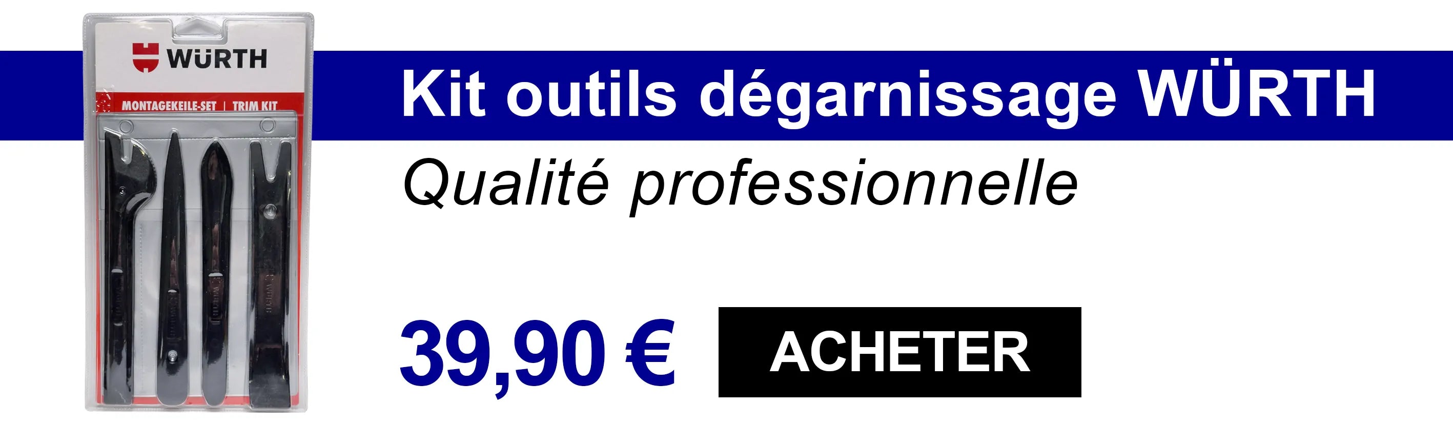 Outils dégarnissage / déclipsage Würth