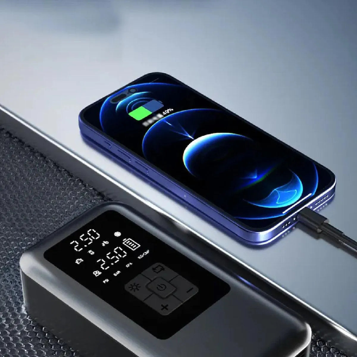 Gonfleur Portable pour Pneus de Voiture - Revvo