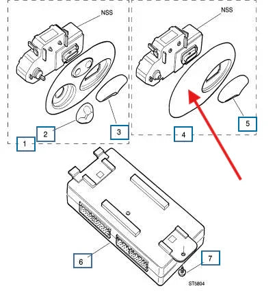 Cache Commande Réglage Siège pour Jaguar XJ8/XJR - Revvo