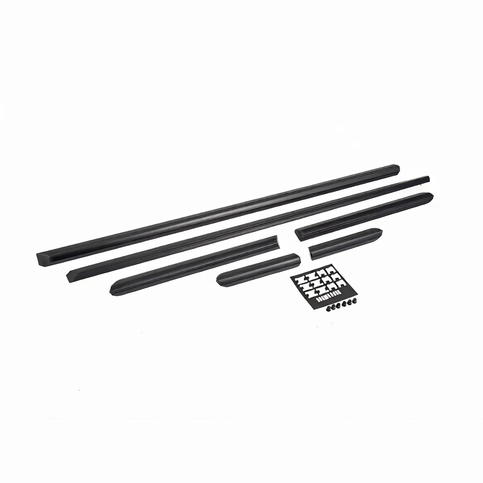 Baguettes BMW E30 Coupé Phase 2 - Kit Complet 6 Pièces Portes et Ailes (Noir) - Revvo