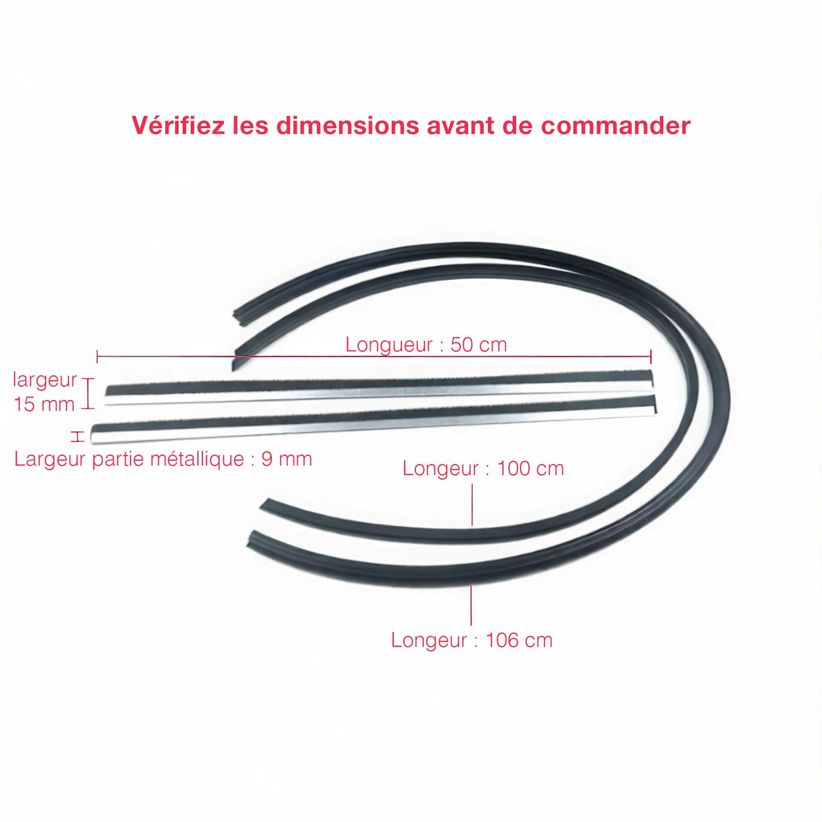 Kit Joints de Toit Ouvrant pour Mercedes Anciennes (W201, W114, W115, W108, W109, W123, S123, C123, W116, W126, C126, W110, W111, W112)